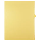 Markmaker - 25 tabs/PQT,5 PQT/Boite, Intercalaires imprimes Legal, Chamois, 1/15th coupe| format lettre, sans trous, Numero 141-Intercalaires imprimes Legal