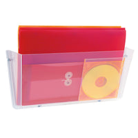 Staples - Classeur mural  - format légal - transparent-Pochette murale format légal