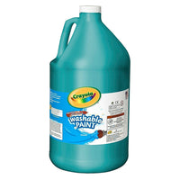 Crayola - Peinture lavable Artista Ii, 128 oz, turquoise-Turquoise
