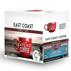 East Coast Coffee – Café décaféiné Calm Seas, bio, foncé, recyclable, paq./24-Recharges K-cup