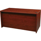 Office Star - Coquille de bureau 60 po de la collection Napa, fini cerisier-Avec dessus et panneaux d'extrémité de 1 po, et panneaux de modestie de 5/8 po