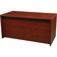 Office Star - Coquille de bureau 60 po de la collection Napa, fini cerisier-Avec dessus et panneaux d'extrémité de 1 po, et panneaux de modestie de 5/8 po