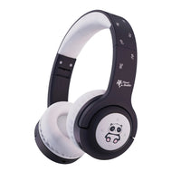 Planet Buddies - Écouteurs sans fil pour Enfants - Noir/Blanc (Panda)-Écouteurs sans fil supra-auriculaires pour enfants