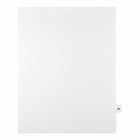 Mark Maker – Onglets séparateurs juridiques blancs, 1/15 onglets, format lettre, sans trous, numéro 88, 25/paquet-Onglets séparateurs blancs, 1/15 onglets