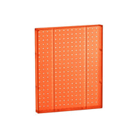 Azar Displays – Tableau mural à 1 côté avec panneau perforé, 20 x 16 po, orange translucide, 2/paquet (771620-ORG)-Pour surfaces planes