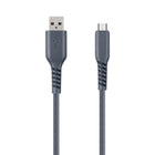 Basic Tech - Câble Micro USB de 3 pi, Charbon-Tresse pour plus de durabilite