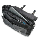 Mancini - Mallette pour portatif de 15 po 99-5464 avec pochette anti-RFID, un compartiment, 15,25 x 4 x 11,5 po, noir-Pochette avant munie de la technologie RFID la plus récente