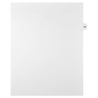 Mark Maker – Onglets séparateurs juridiques blancs, 1/15 onglets, format lettre, sans trous, numéro 184, 25/paquet-Onglets séparateurs blancs, 1/15 onglets