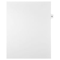 Mark Maker – Onglets séparateurs juridiques blancs, 1/15 onglets, format lettre, sans trous, numéro 184, 25/paquet-Onglets séparateurs blancs, 1/15 onglets