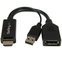 StarTech.com - Convertisseur HDMI vers DisplayPort, 4K-S’intègre parfaitement à votre configuration, modèle compact et prêt à l’emploi