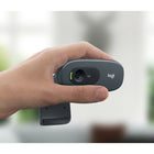 Logitech - Caméraweb HD C270, noire-Pince universelle compatible avec portatifs, moniteurs ACL et écrans cathodiques