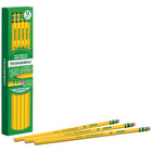Ticonderoga - Crayons de bois - #1 B extra tendre - jaune - paquet de 12-Formule en graphite exclusif #1 B pour les applications nécessitant un graphite extra-doux