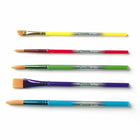 Crayola - Pinceaux d'artiste - Têtes variées - Paquet de 5-Chaque pinceau est composé d'une couleur neutre