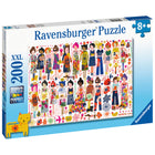 Ravensburger - puzzle Amitié florale​ 200 pièces -Conçus pour les enfants de 8 ans et plus : les puzzles pour enfants Ravensburger comportent de grandes pièces durables que les petites mains peuvent facilement tenir pour de nombreux divertissements répétés