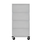 Seville Classics - Armoire de rangement roulante UltraHD - 36 po L x 18 po l x 72 po H - Granite-Capacité de poids total : 600 livres (150 livres par tablette)