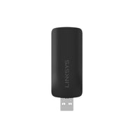 Linksys - WUSB6400M Adaptateur USB WiFi double bande Max-Stream AC1200 MU-MIMO, unité unique, noir-Bibande pour des vitesses AC1200 Wi-Fi super rapides