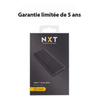 NXT Technologies - Chargeur USB de 10 000 mAh de - noir-Garantie limitée de 5 ans du fabricant