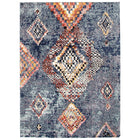ECARPETGALLERY - Tapis Morocco Mosaique Bleu 6'7" x 9'6"-6 pi 7 po x 9 pi 6 po