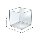 Azar Displays – Bac cubique de 6 po, 4/paquet (556306)-Présentoirs de comptoir