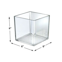 Azar Displays – Bac cubique de 6 po, 4/paquet (556306)-Présentoirs de comptoir