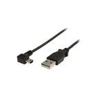 StarTech  Câble USB A/Mini B mâle à mâle USB2HABM3RA de 3 pi-Interface USB 2.0 haute vitesse pouvant transférer des données à des vitesses de 482 Mb/s