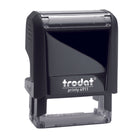 Trodat – Timbre auto-encreur Printy ''Approuvé'' avec fenêtre encre bleue 4911-Pour des milliers d'impressions