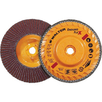 Walter Surface Technologies - Disque À Lamelles Enduro-Flex, 5po x 5/8po-11, Grain 40, Alumine De Zirconium, paquet de 4-Matériau abrasif Alumine de zirconium