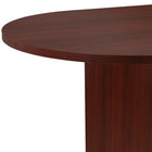 Flash Furniture Table De Conférence Ovale 6' - Acajou(GCTL1035MHG)-Dessus lisse résistant aux taches