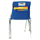 Seat Sack Sac de siège carré moyen de 15 po avec nouvelle carte de visite, paquet de 2-Poche de chaise de haute qualité et facile à utiliser pour les étudiants à table ou à un bureau