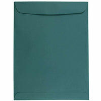 JAM Paper - Enveloppes haut de gamme pour catalogue à extrémité ouverte - 10 x 13 - bleu sarcelle - paquet de 25-Couleur sarcelle
