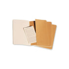 Moleskine – Cahier journal page blanche, couverture souple, brun kraft, 5 po x 8,25 po-Couverture souple