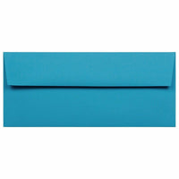 JAM Paper #10 Enveloppes de couleur professionnelles - 4,125" x 9,5" - Bleu recyclé - Paquet de 50-Couleur : Bleue