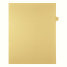 Markmaker - 25 tabs/PQT, 5 PQT/Boite, Intercalaires imprimes Legal, Chamois, 1/15th coupe| format lettre, sans trous, Numero 79-Intercalaires imprimes Legal