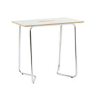 Archyi - Table haute à effacement sec Douro, 43 x 48 x 28 po-Sans cadre avec boiserie de bouleau