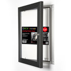 Seco - Porte-affiche verrouillable - 24" x 36" - noir-Cadre affiche