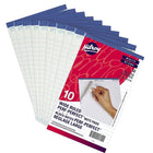 Hilroy - Bloc-notes avec perforations, 5 po x 8 po, réglage large, blanc, 50 feuilles, paq./10-Chaque page des blocs Hilroy est fini avec des bords parfaitement droits