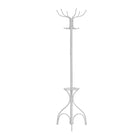 Monarch Specialties - 2030 Patere Avec Soutien Parapluie - Metal Blanc-Portemanteau