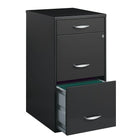 Office Designs – Classeur vertical à profondeur de 18 po, 3 tiroirs, charbon-Serrure à noyau interchangeable pour plus de sécurité