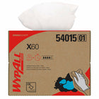 Wypall - Chiffons de nettoyage multitâches X60 General Clean (54015), boîte BRAG, blancs, 236 feuilles-Ces chiffons de nettoyage multitâches sont absorbants et robustes pour rester résistants lors des tâches de nettoyage.