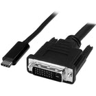 StarTech ® Câble adaptateur USB Type-C vers DVI-D de 6,6 pi, M/M, 1920x1200 (CDP2DVIMM2MB)-Réduisez l'enchevêtrement grâce à un câble adaptateur compact de 6,6 pi 