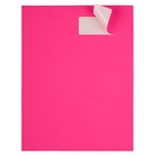 JAM Paper - Étiquettes d'adresse d'expédition rectangulaires - 1 1/3 po x 4 po - rose fluo - Paquet de 126-Quantité : 126 étiquettes par paquet (14 par feuille, 9 feuilles), Adhésif puissant facile à décoller et à appliquer