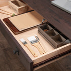 Sauder 53"W La Collection Carson Forge Bureau - Finition Coffee Oak-6