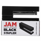 JAM PAPER - Agrafeuse de bureau moderne, Noir-Disponibles en plusieurs belles couleurs, ces agrafeuses sont parfaites pour ajouter une touche de couleur à n'importe quel bureau à la maison ou au travail.