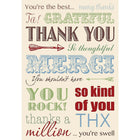 Millbrook Studios – Cartes de souhaits et enveloppes, You’re The Best, 5 3/8 x 7 3/4 po, 18/paquet (06800)-Imprimé sur du papier cartonné non couché