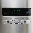 Kenmore - Cafetière programmable Aroma Control de 12 tasses - gris/acier inoxydable-Filtre à mailles lavable de couleur dorée remplaçant les filtres en papier à usage unique