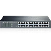 TP-LINK – Commutateur Easy Smart Gigabit 24 ports (TL-SG1024DE)-Le commutateur Easy Smart Gigabit 24 ports tl-sg1024de est le complément idéal d'un commutateur non administré, conçu pour les réseaux des petites et moyennes entreprises qui nécessitent une gestion de réseau simple
