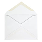 Staples Enveloppes d'invitation blanches, 4 3/8 po x 5 3/4 po, bte/50 - go-Rabat carré avec joint latéral 