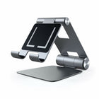 Satechi R1 Aluminum Hinge Holder Folder Stand - Gris Sidéral-Peut tenir presque tous les smartphones et tablettes, même avec les étuis.