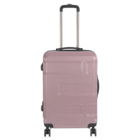 Nicci - 24" Valise de taille moyenne  Deco - Rose-Coque extérieure en ABS