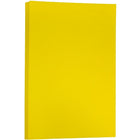 Jam Paper Papier cartonné, format tabloïde, Astrobright Jaune solaire, 50/paquet-Poids du papier : 65 lbs